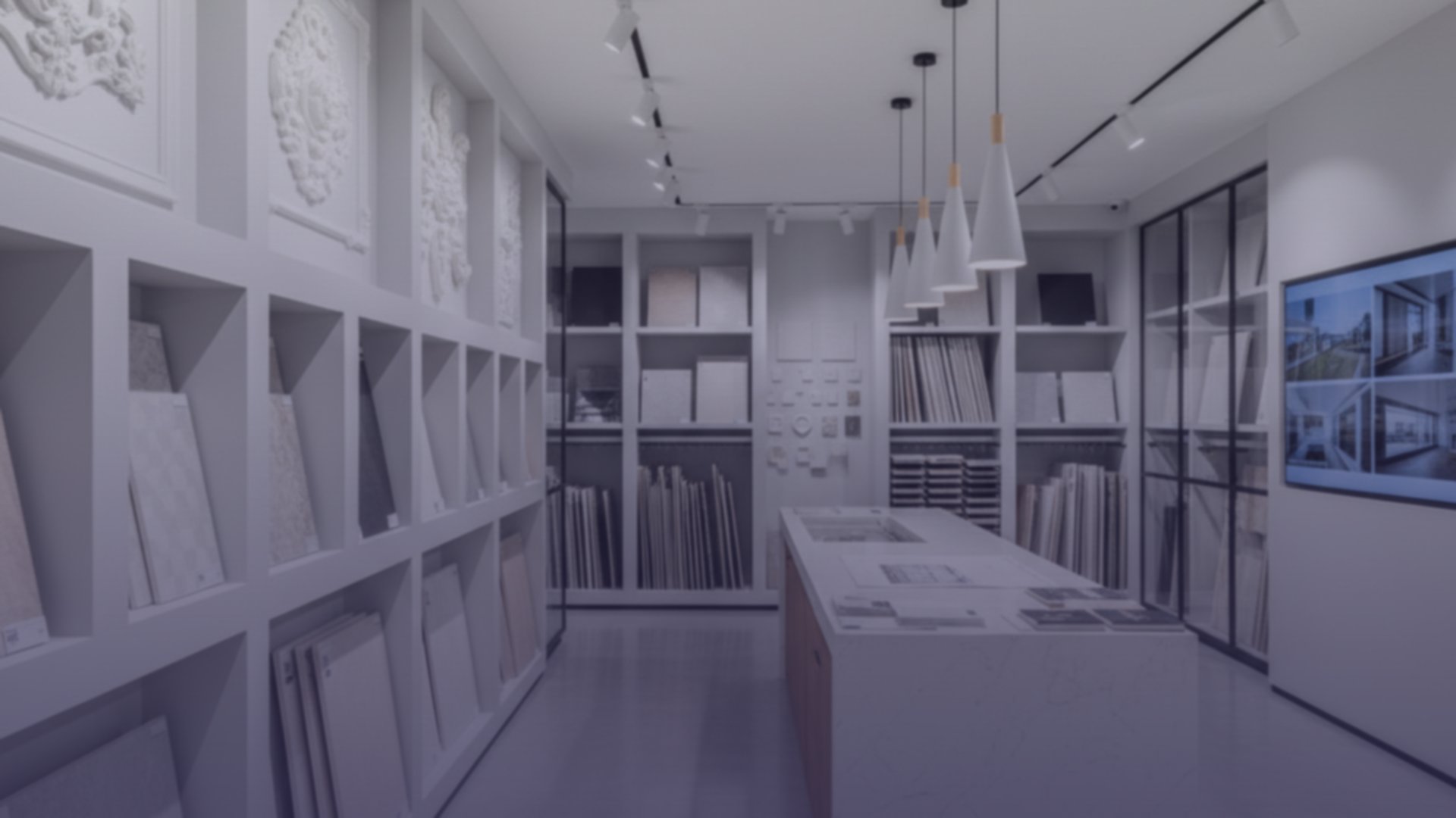 Terra Home showroom featuring premium construction materials